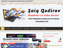 Tablet Screenshot of gadirov.com